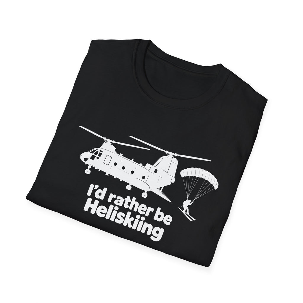 Id Rather Be Heliskiing - Classic Tee