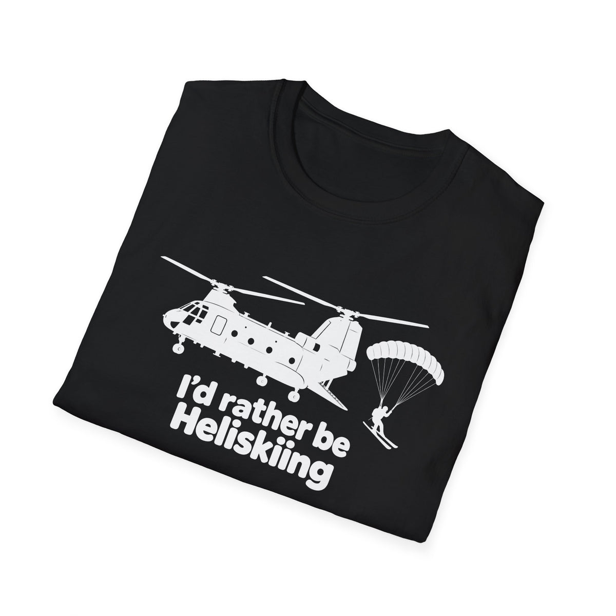 Id Rather Be Heliskiing - Classic Tee