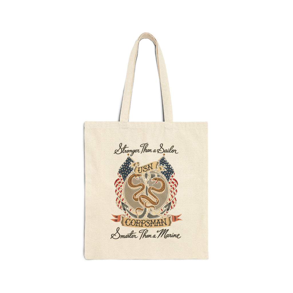 Corpsman Pride Crest - Canvas Tote