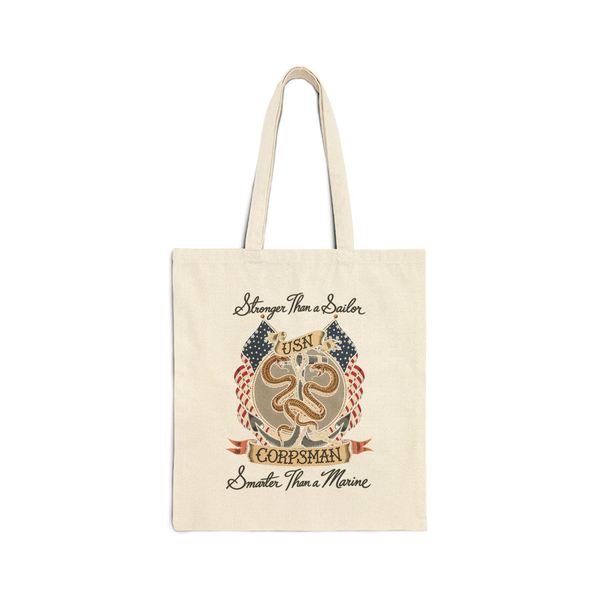 Corpsman Pride Crest - Canvas Tote