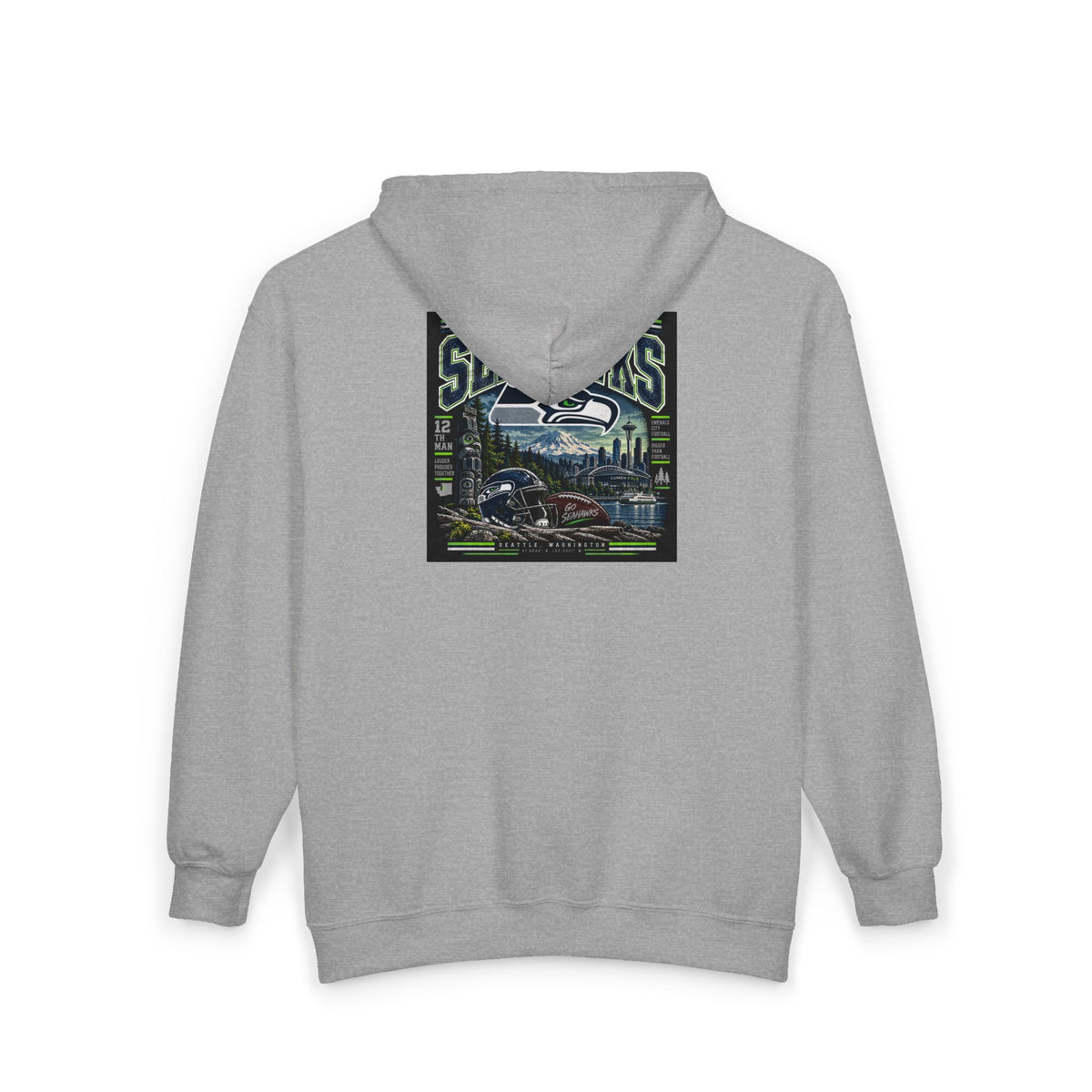 Seattle Seahawks - Full-Zip Hooded Sweatshirt
