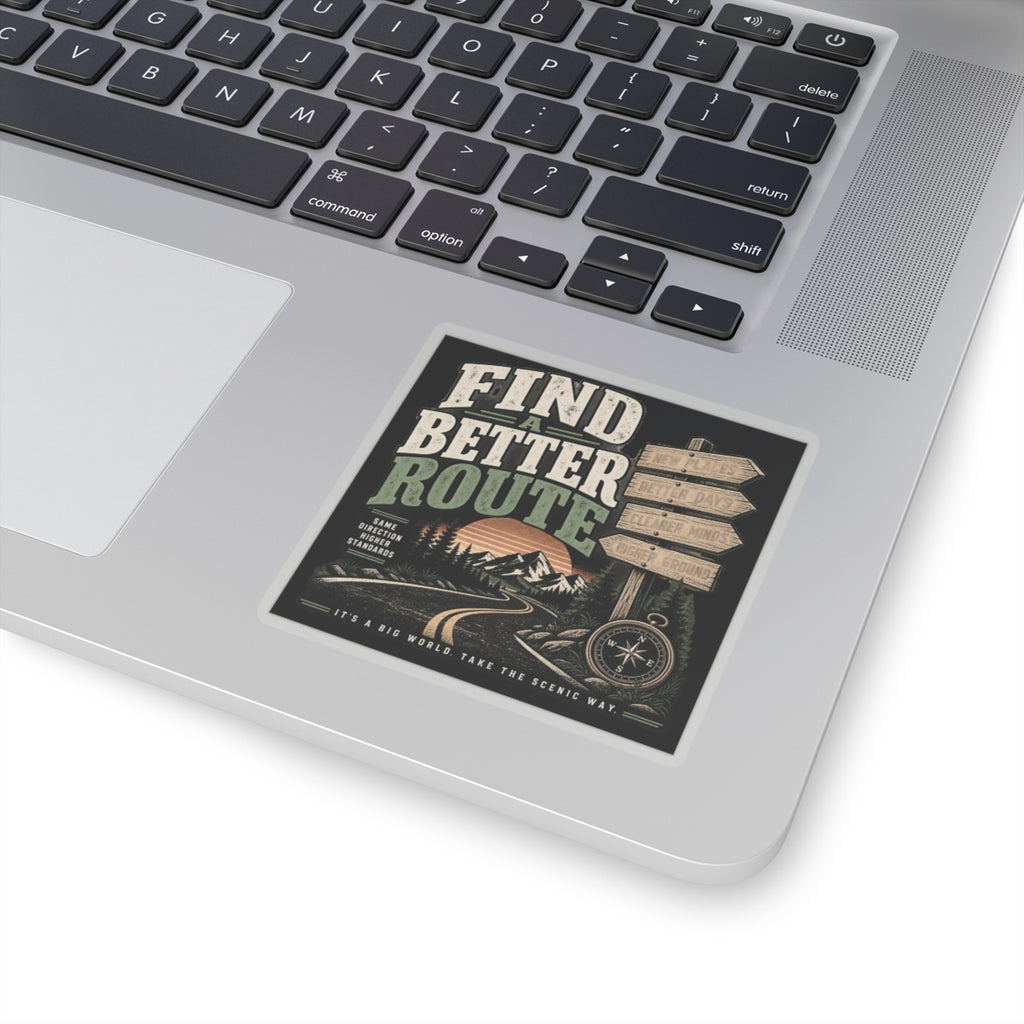Find A Better Route - Kiss-Cut Sticker