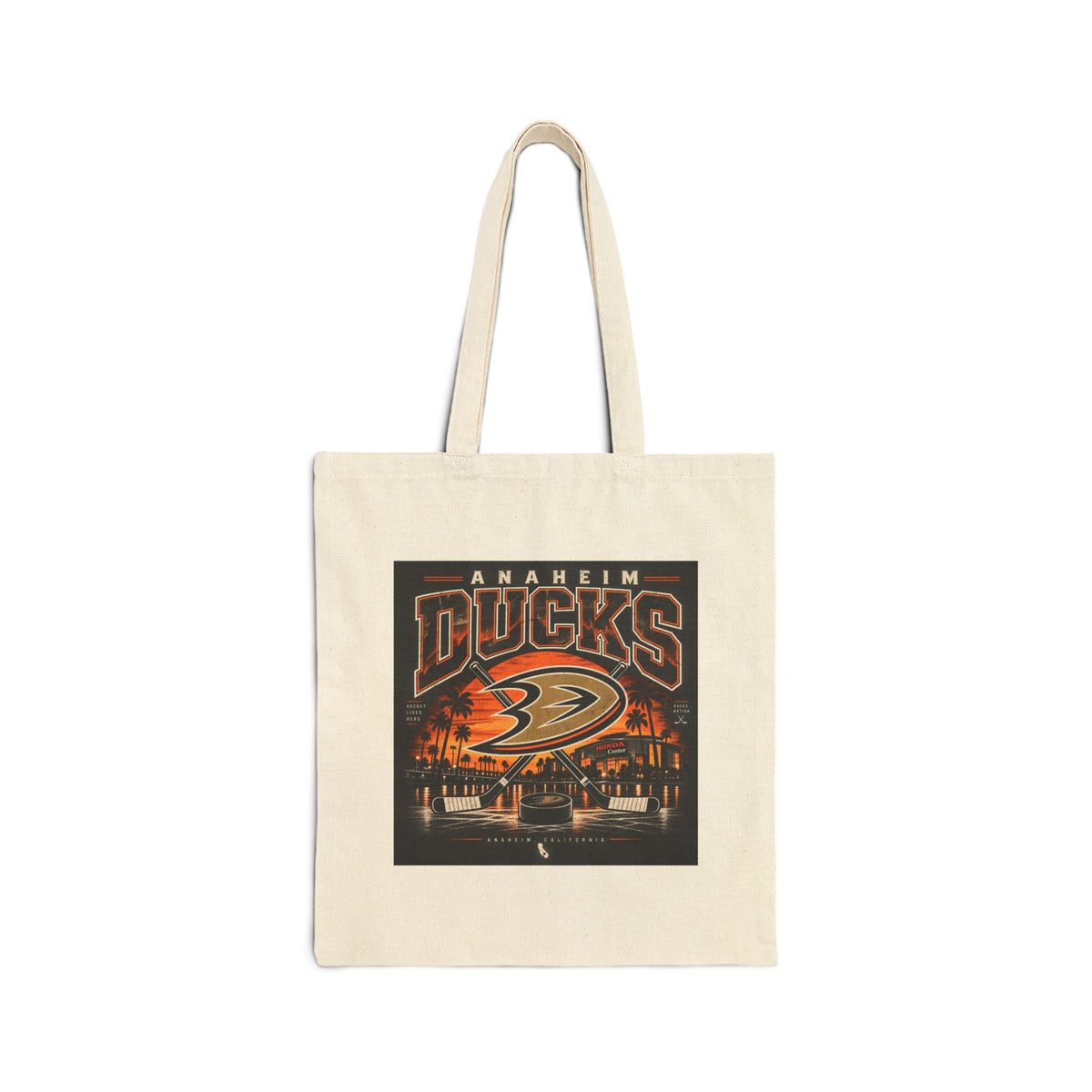 Anaheim Ducks Hockey Nights - Canvas Tote