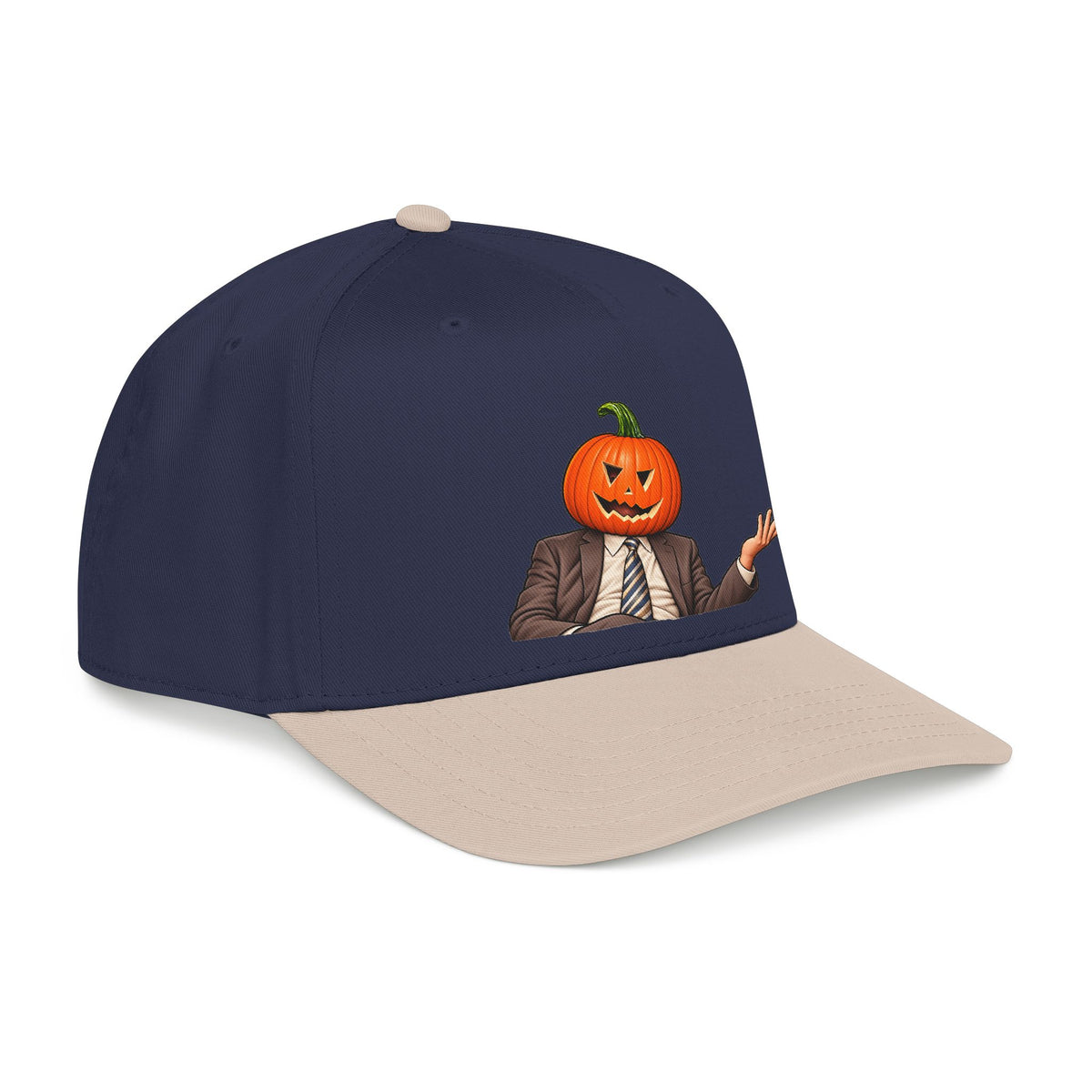 Pumpkin Head Office Cartoon - OTTO Baseball Hat