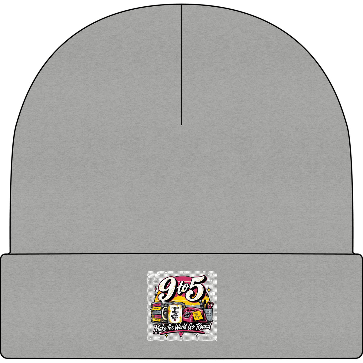 9to5 Make the World Go Round - AS Colour 1107 Cuff Beanie