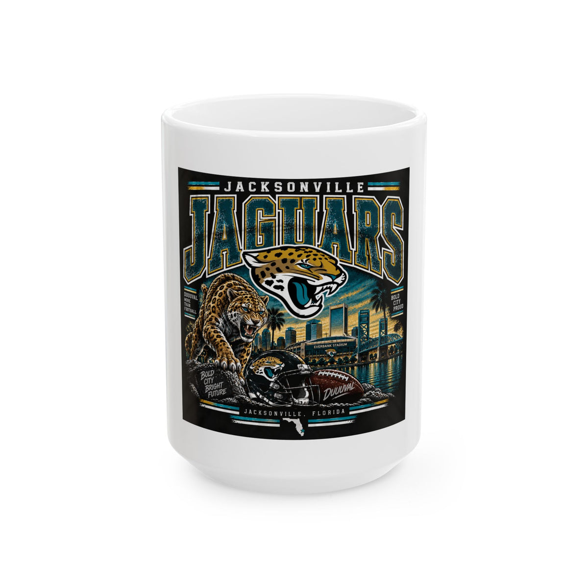 Jacksonville Jaguars Pride - Ceramic Mug 11oz and 15oz