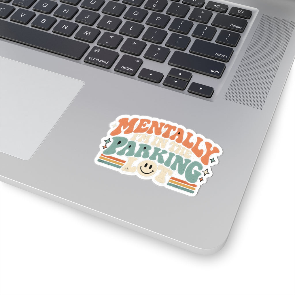 Secretly Plotting Dark Parking - Kiss-Cut Sticker