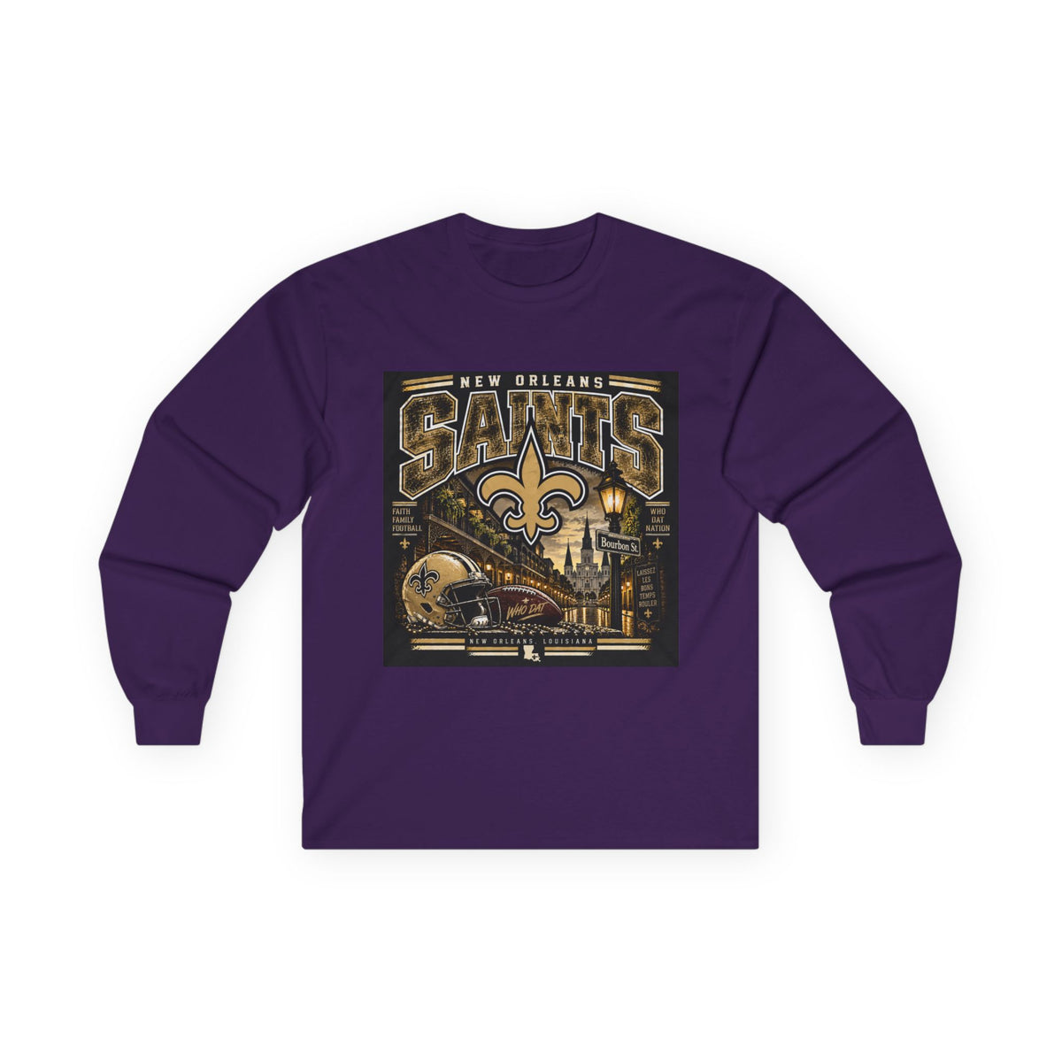 Saints Nation Glory Tee - Unisex Ultra Cotton Long Sleeve Tee