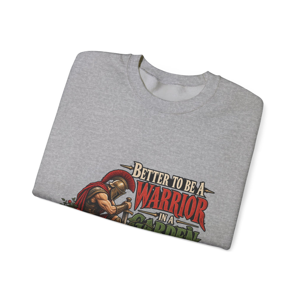 Warrior In A Garden - Crewneck Sweatshirt