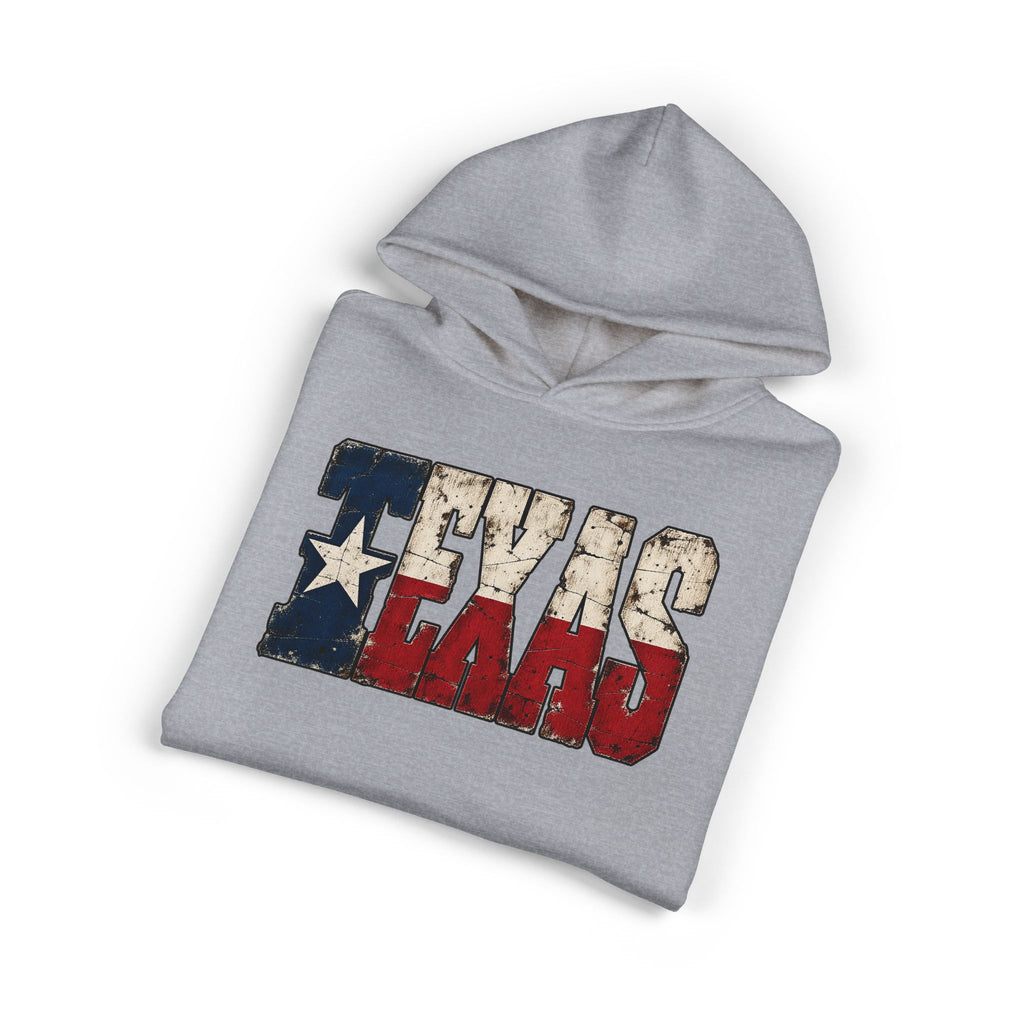 Texas Flag Block Letters - Hoodie