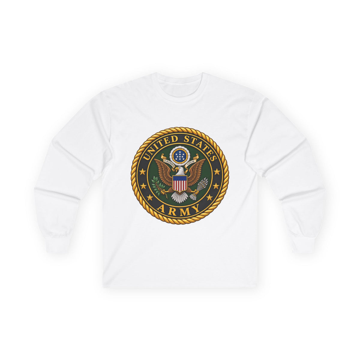 U.S. Army Emblem - Unisex Ultra Cotton Long Sleeve Tee