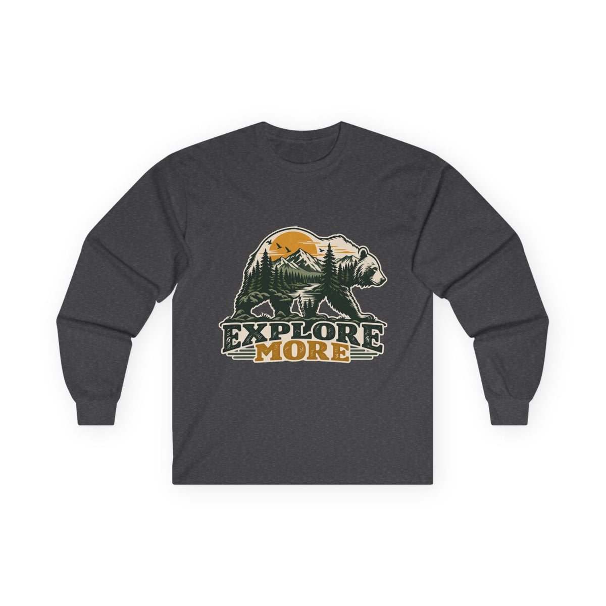 Explore More Bear - Unisex Ultra Cotton Long Sleeve Tee