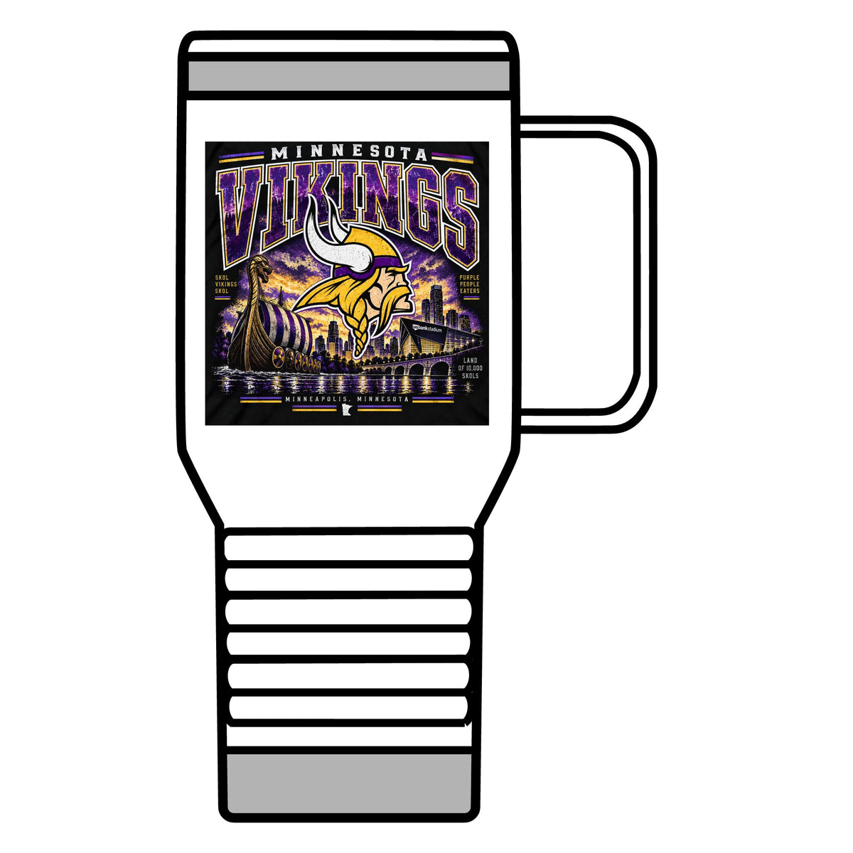 Vikings Legacy Design - 20oz Insulated Mug