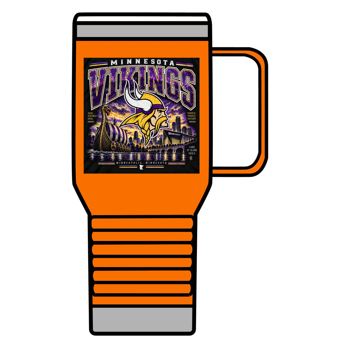 Vikings Legacy Design - 20oz Insulated Mug