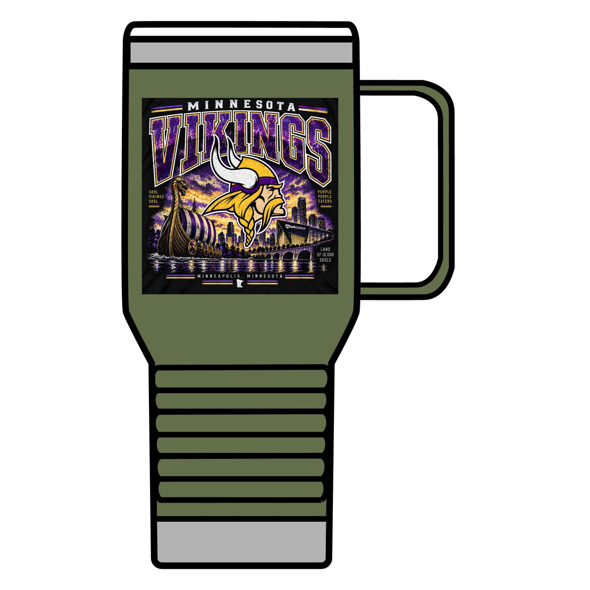 Vikings Legacy Design - 20oz Insulated Mug