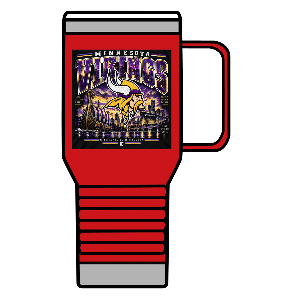 Vikings Legacy Design - 20oz Insulated Mug