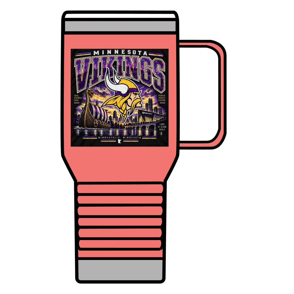Vikings Legacy Design - 20oz Insulated Mug