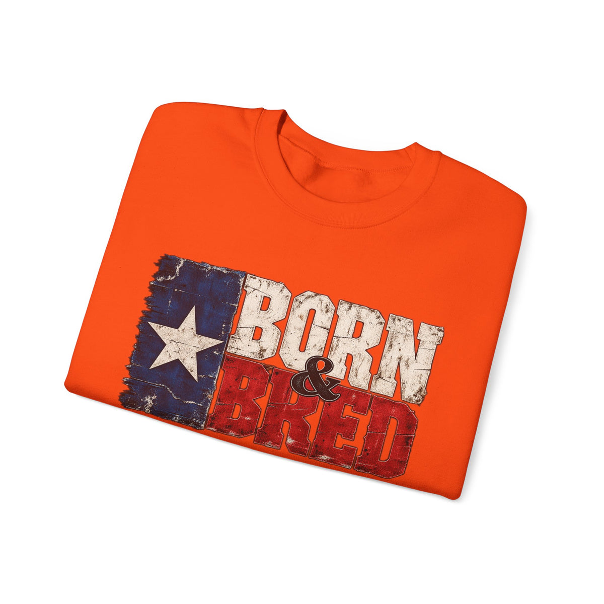 Texas Born and Bred - Crewneck Sweatshirt