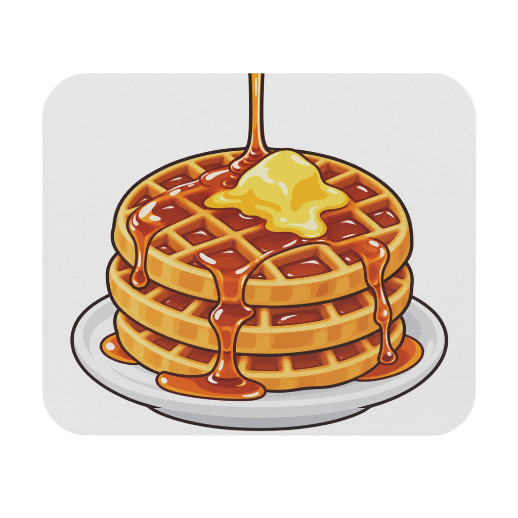 Cartoon Waffles - Mouse Pad
