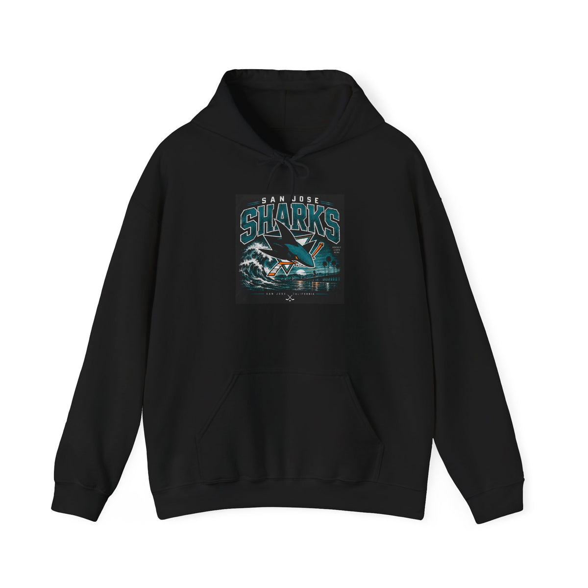 Sharks Wave Hockey Tee - Hoodie