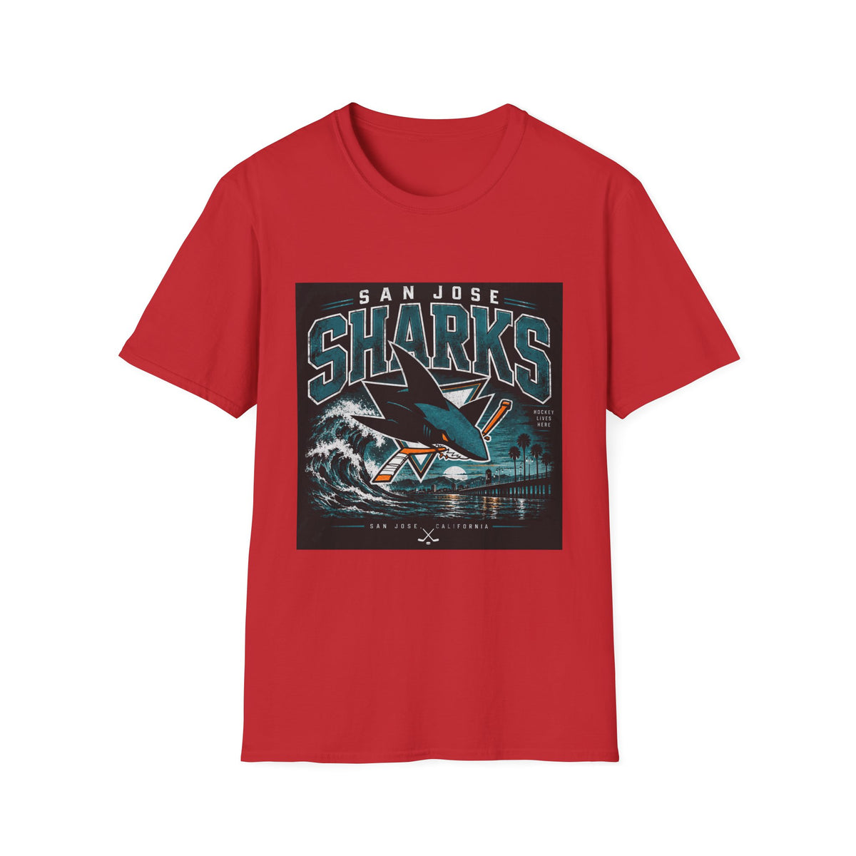 Sharks Wave Hockey Tee - Classic Tee