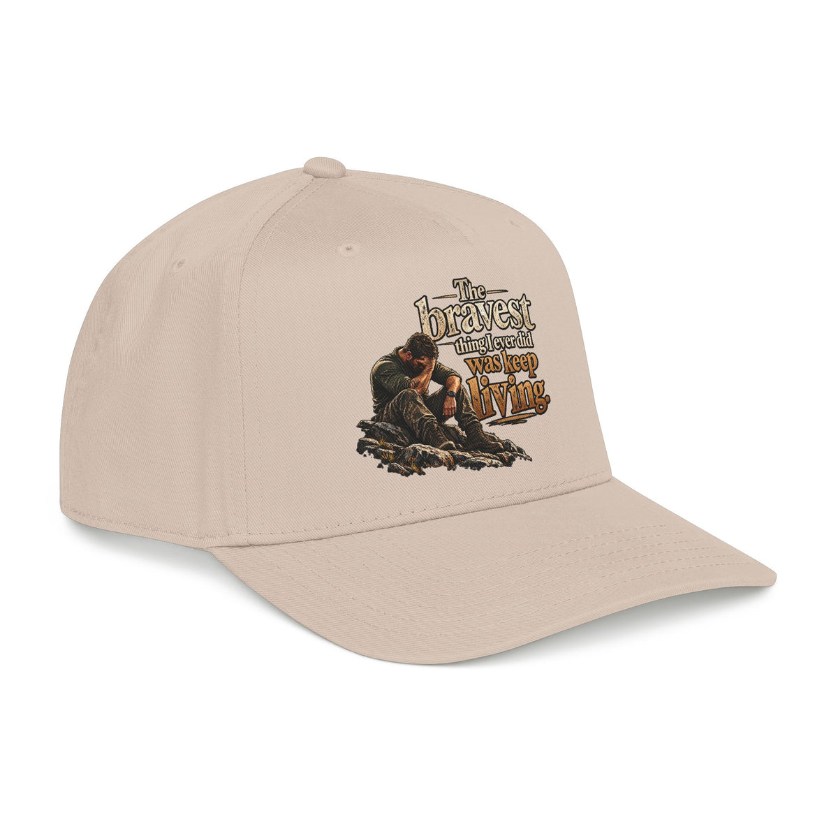 The Bravest Thing I Ever Did Was Keep Living - OTTO Baseball Hat