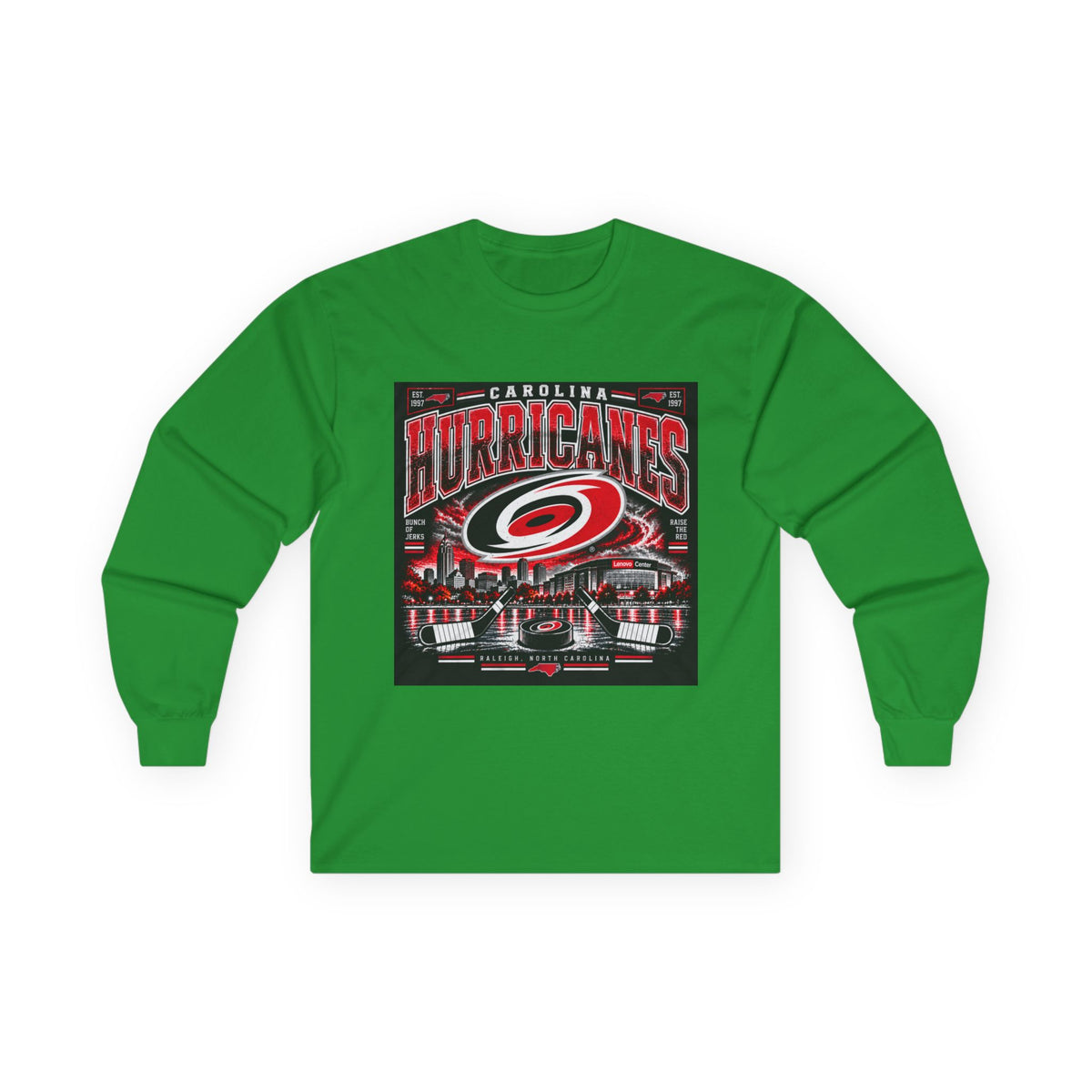 Carolina Hurricanes Skyline - Unisex Ultra Cotton Long Sleeve Tee