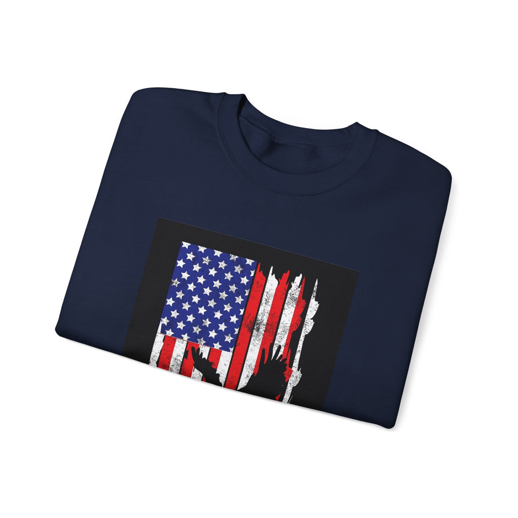 Old Glory Eagle - Crewneck Sweatshirt