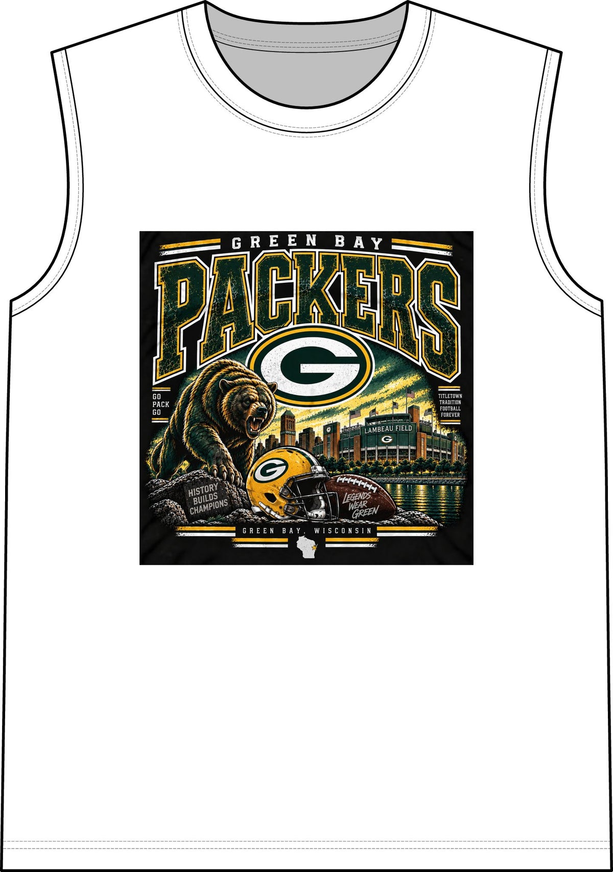 Green Bay Packers Pride - Classic Tank