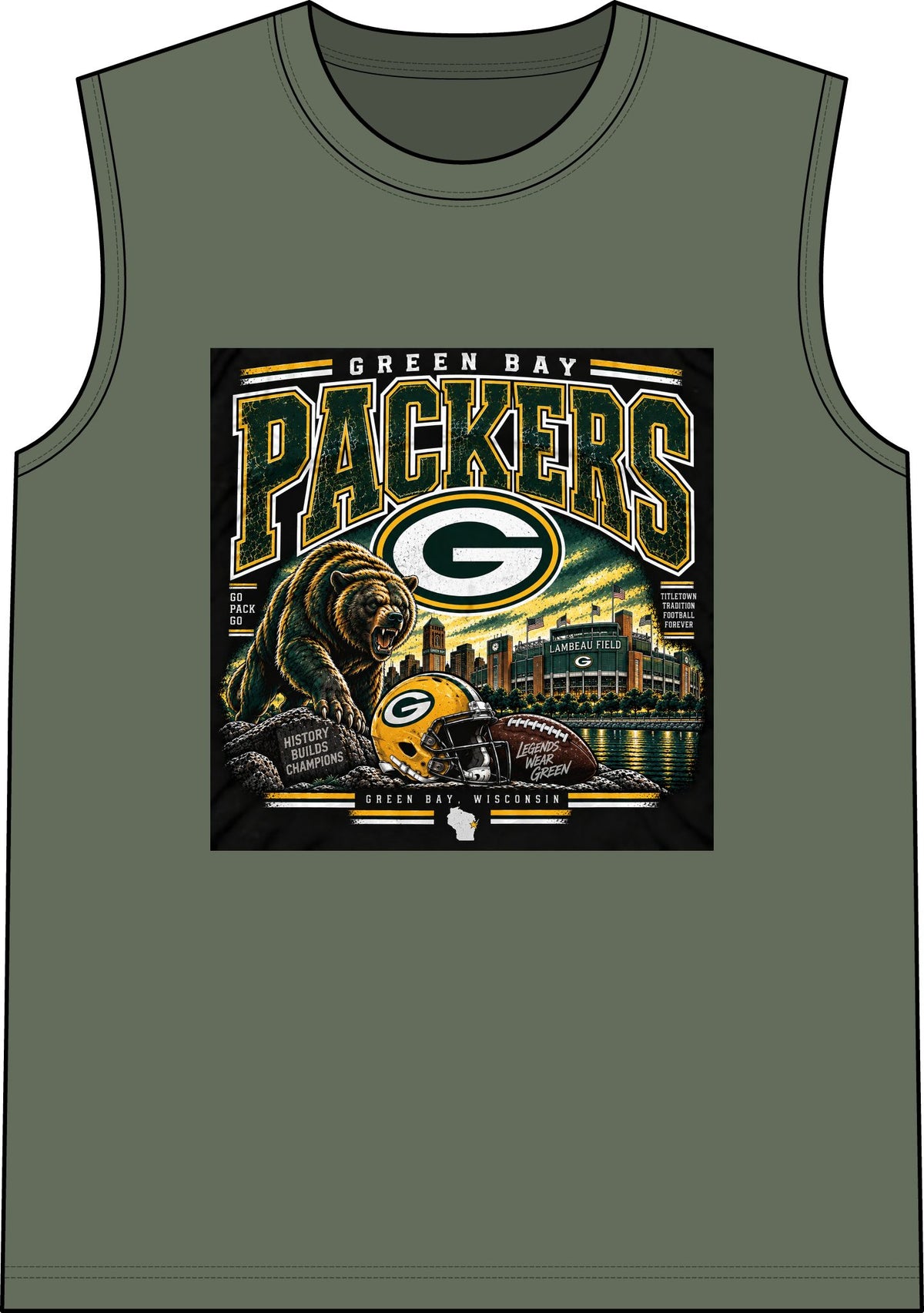 Green Bay Packers Pride - Classic Tank