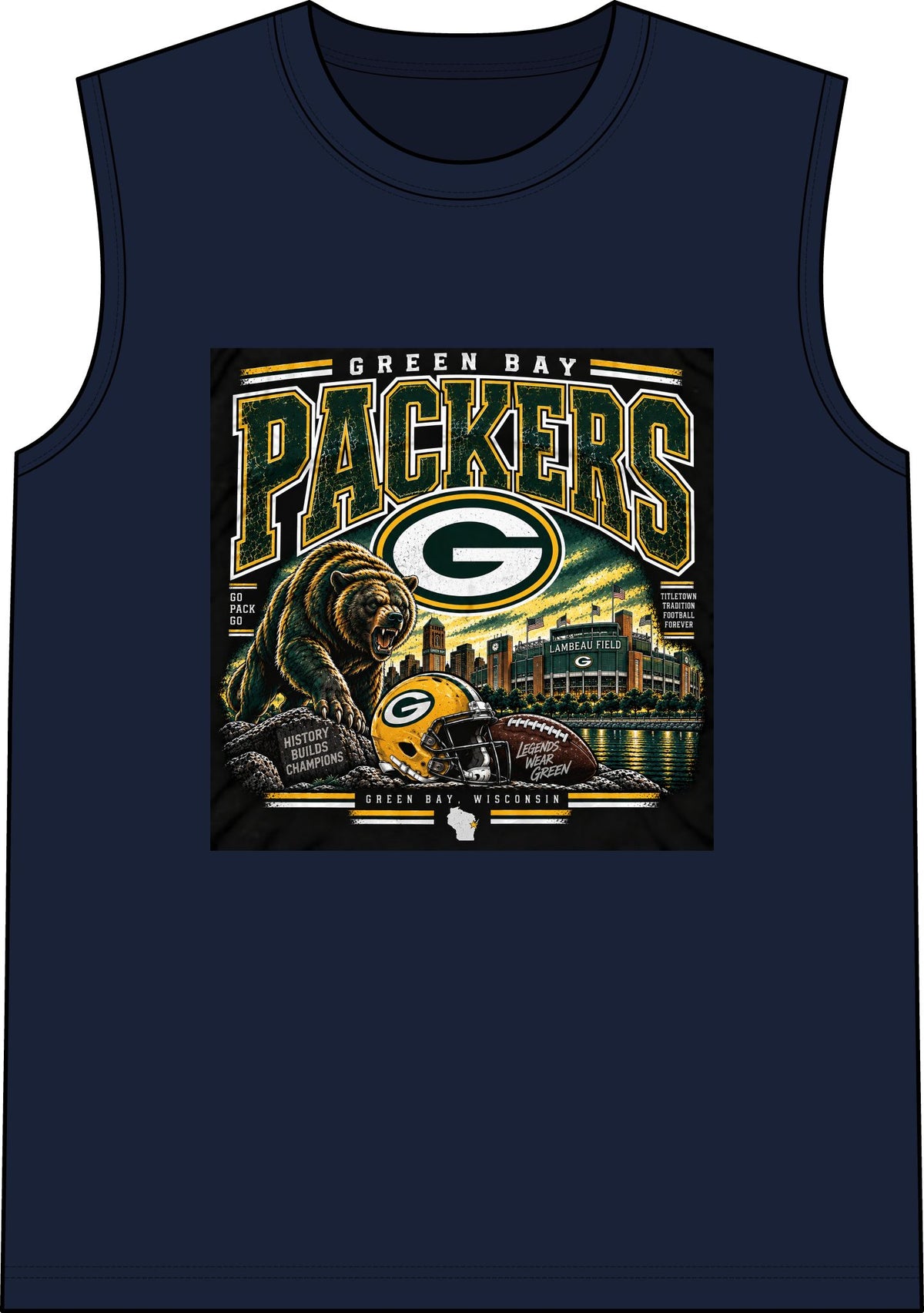 Green Bay Packers Pride - Classic Tank