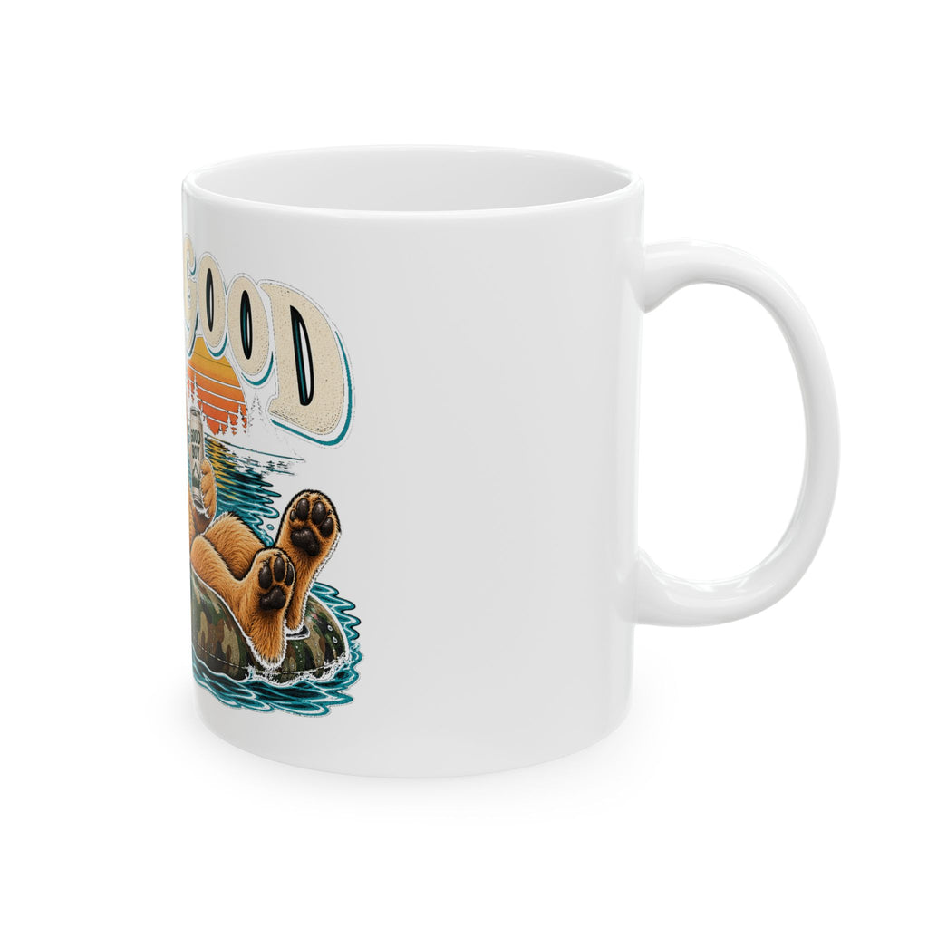 Life is Good Floatin' - Ceramic Mug 11oz and 15oz