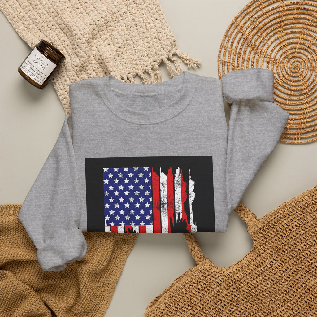 Old Glory Eagle - Crewneck Sweatshirt