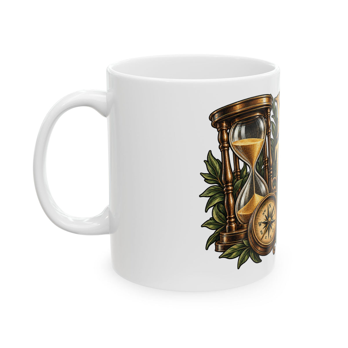 Yesterday Tomorrow Today - Transparent - Ceramic Mug 11oz and 15oz