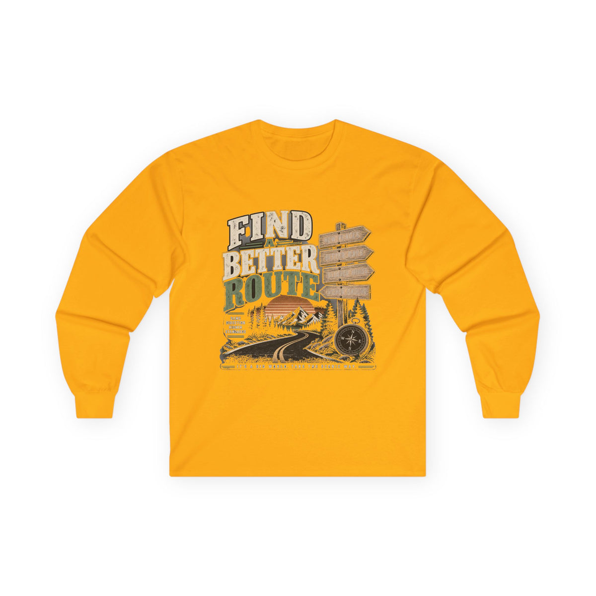 Find A Better Route - Unisex Ultra Cotton Long Sleeve Tee