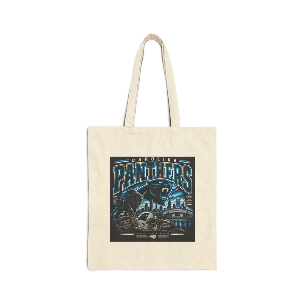 Carolina Panthers Keep Pounding - Canvas Tote