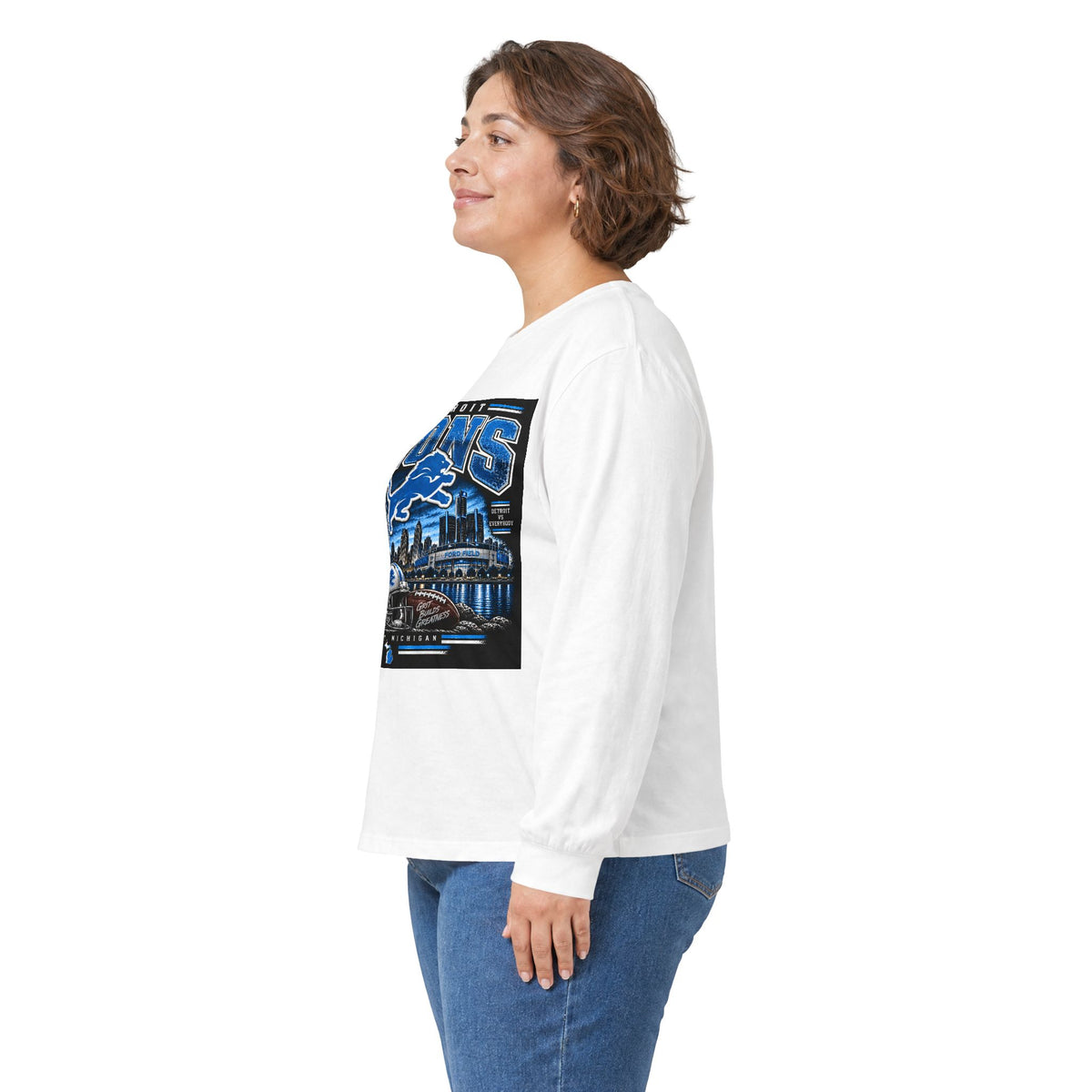 Detroit Lions Grit - Unisex Ultra Cotton Long Sleeve Tee