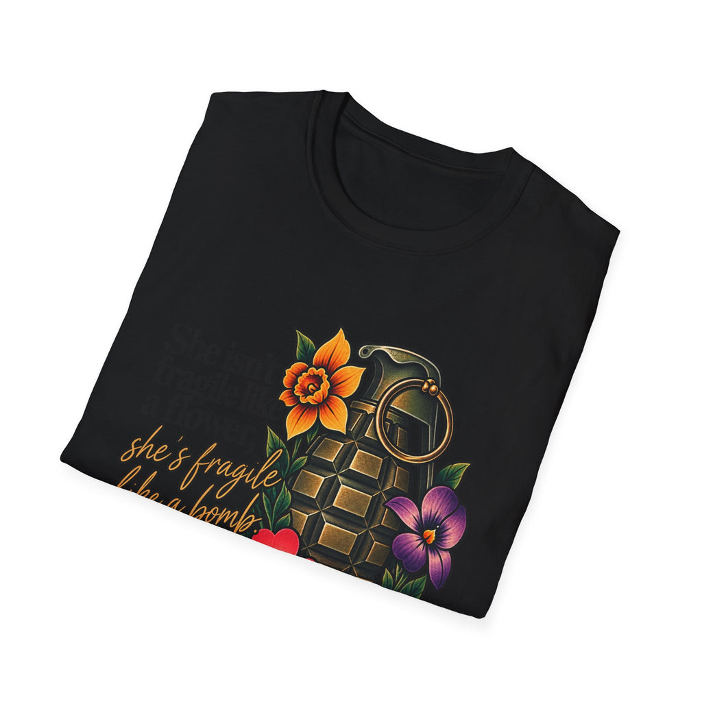 Fragile Like a Bomb - Floral Grenade - Classic Tee