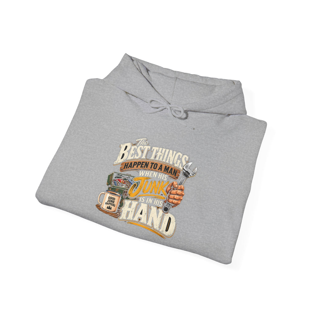 Best Things Happen in a Man's Hand - Hoodie
