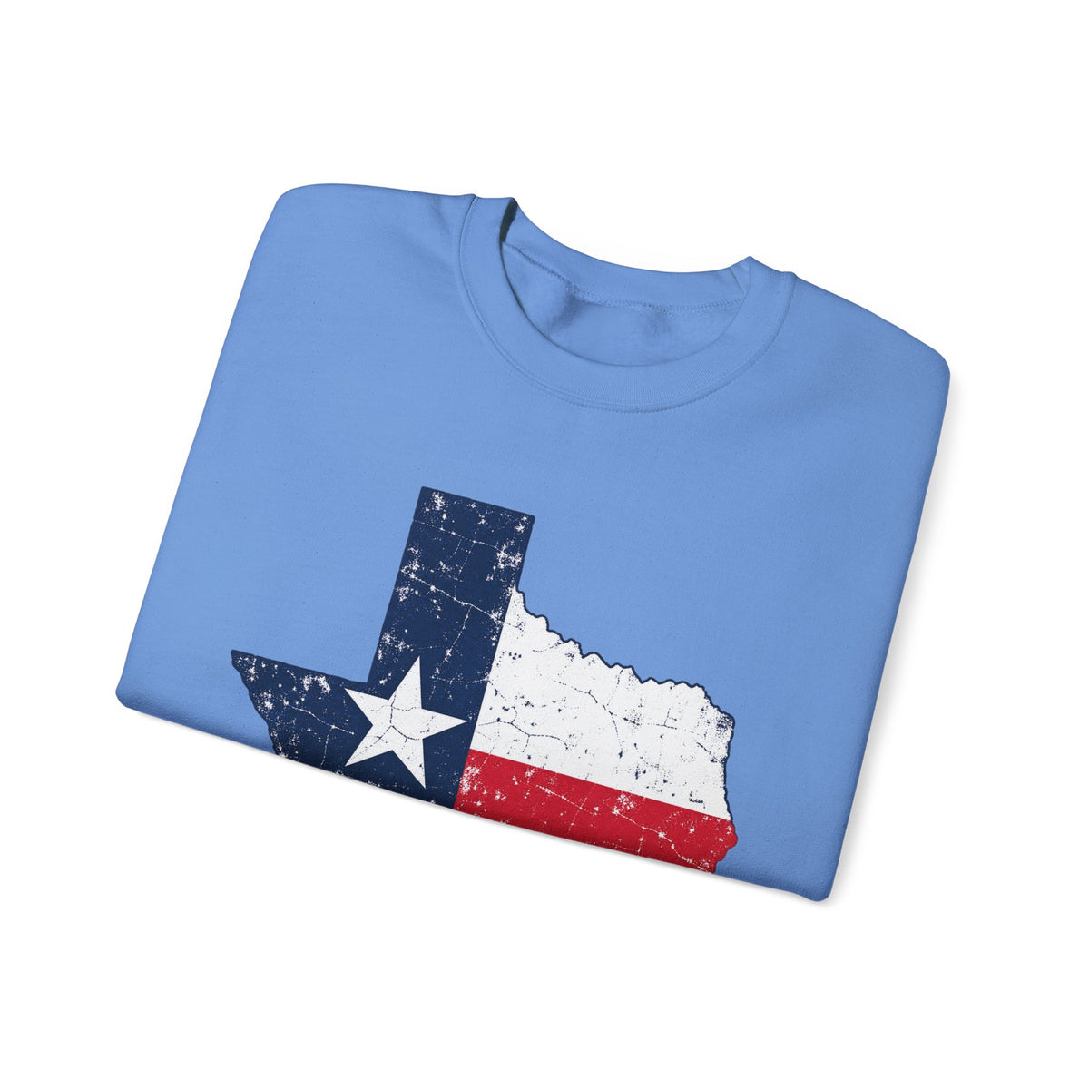 Weathered Texas Flag - Crewneck Sweatshirt