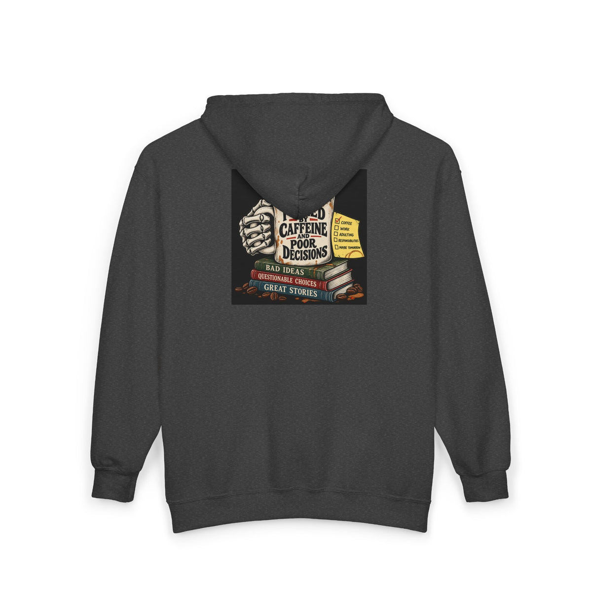 Fueled by Caffeine - Full-Zip Hooded Sweatshirt