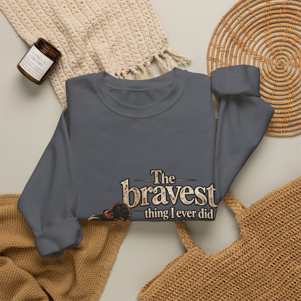 The Bravest Thing I Ever Did Was Keep Living - Crewneck Sweatshirt