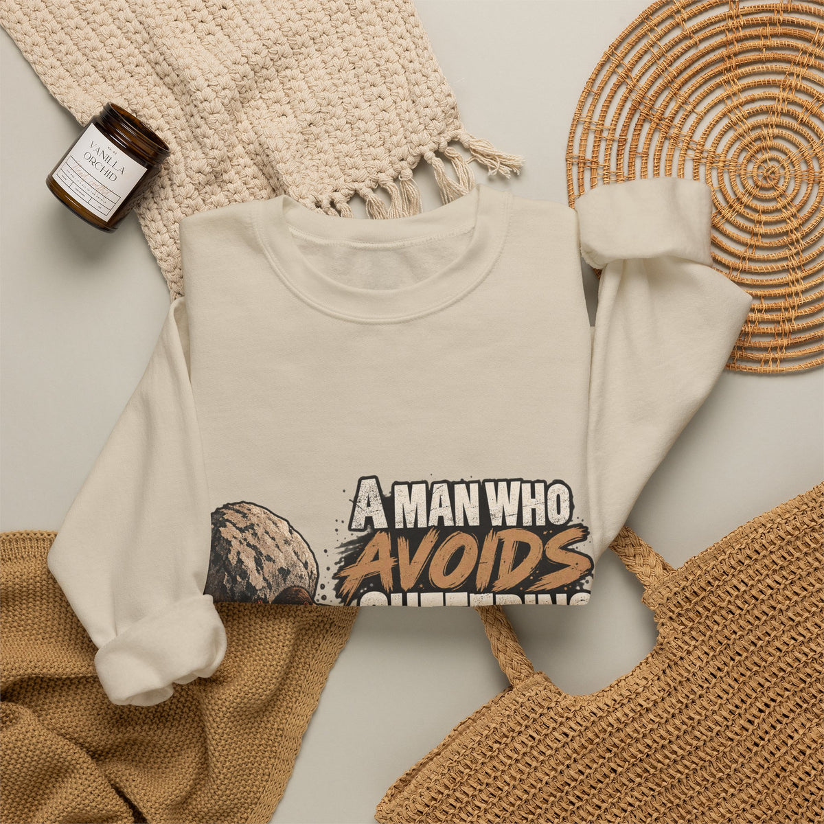 A Man Who Avoids Suffering - Crewneck Sweatshirt