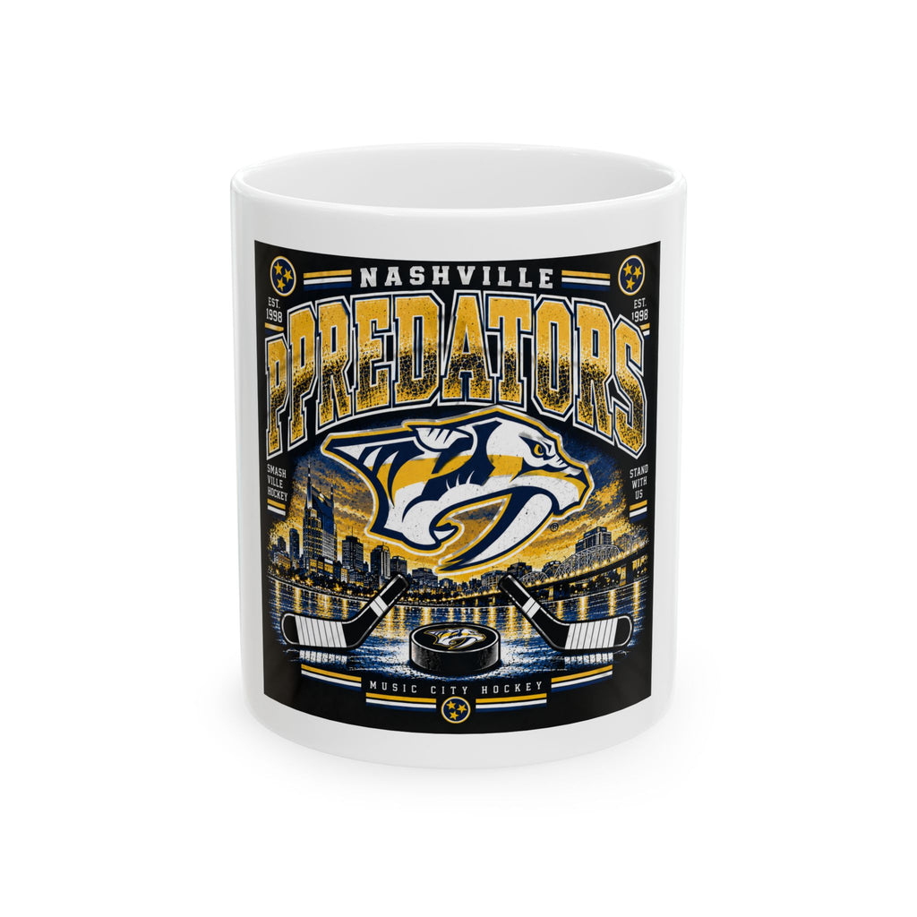 Nashville Predators Music City - Ceramic Mug 11oz and 15oz