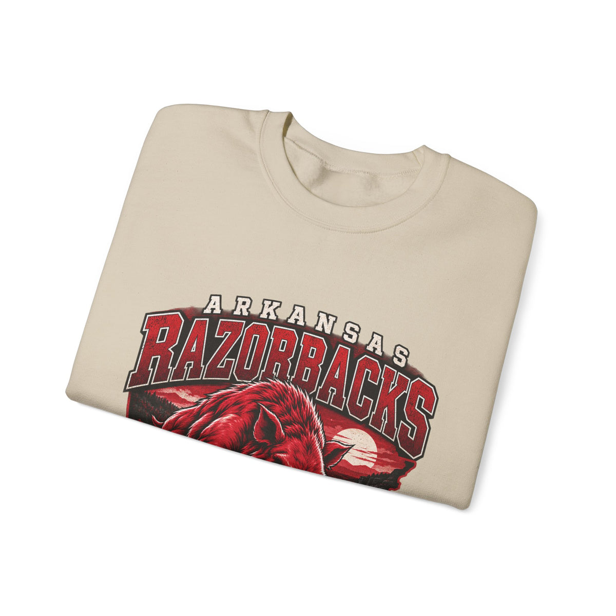 Arkansas Razorbacks State Pride - Crewneck Sweatshirt