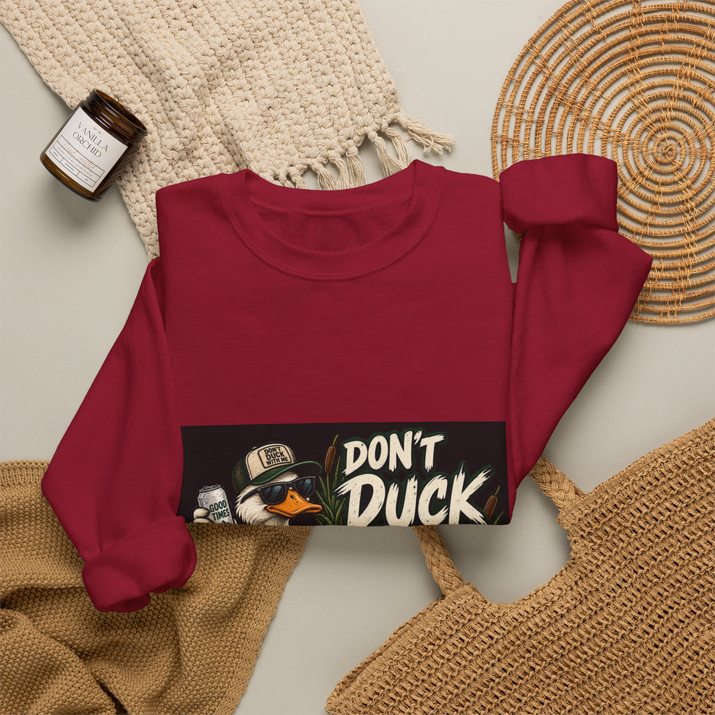Duck With Me Camo - Crewneck Sweatshirt