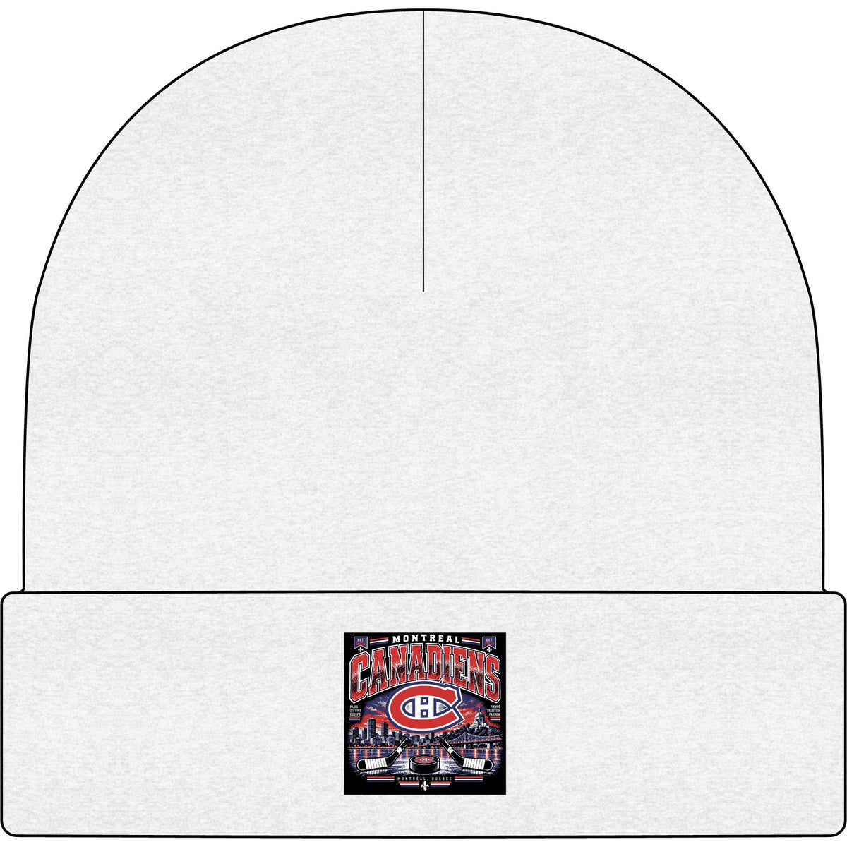 Montreal Canadiens Skyline - AS Colour 1107 Cuff Beanie