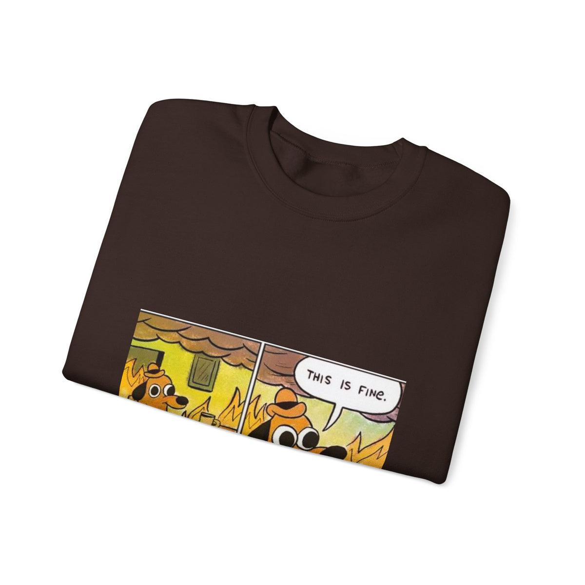 This Is Fine - Crewneck Sweatshirt