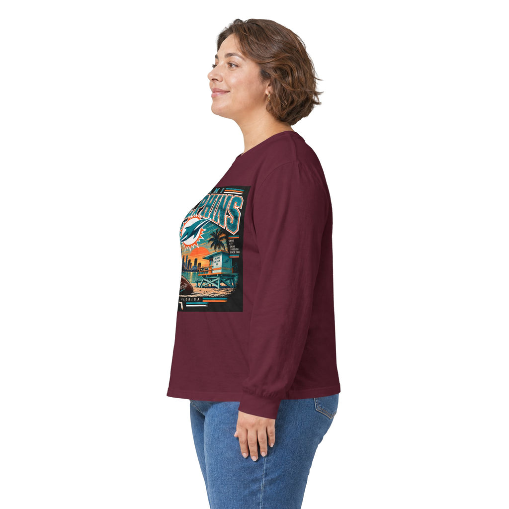 Miami Dolphins Paradise - Unisex Ultra Cotton Long Sleeve Tee