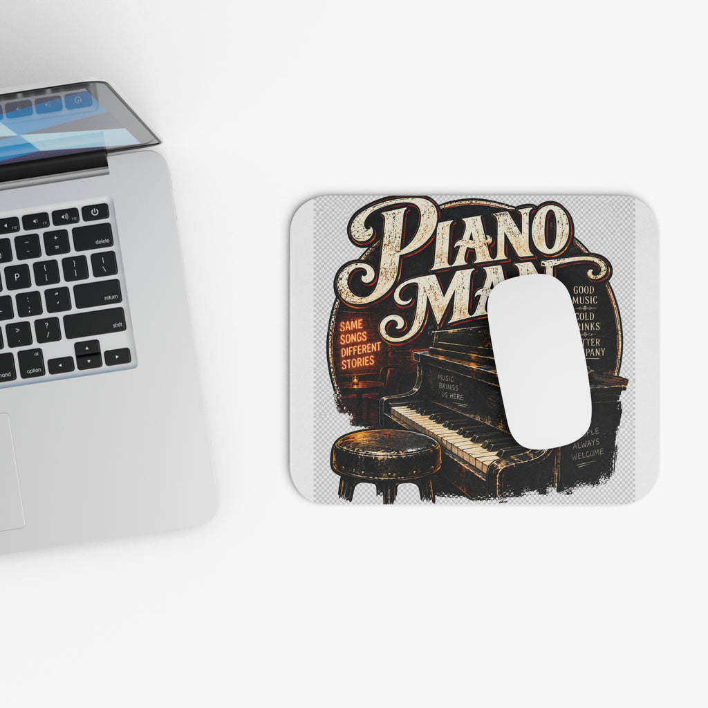 Piano Man Retro Bar - Mouse Pad